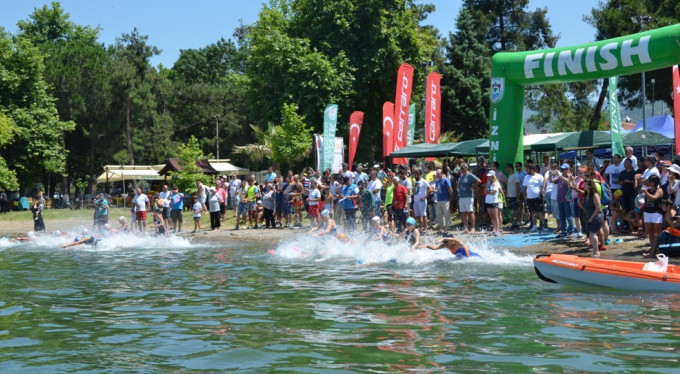 5. İznik Triatlonu tamamlandı