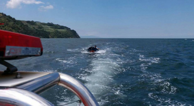 Mudanya açıklarında panik! Hemen kıyıya çekildi