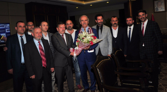 İnegölspor yönetiminden Altepe'ye ziyaret