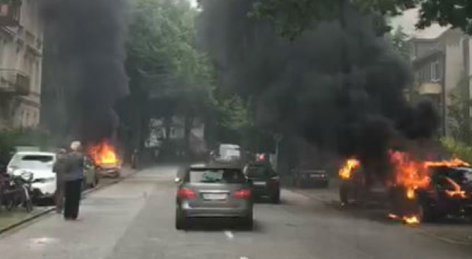 Almanya yanıyor! Sokaklar savaş alanı