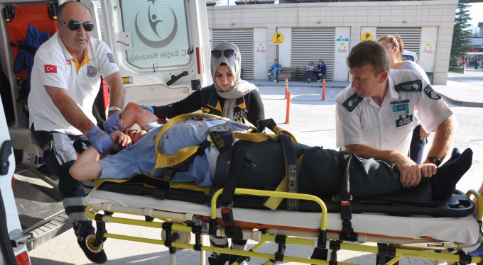 Bursa'da feci kaza! Bisikletli yaşlı adam...