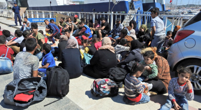 56 sığınmacı yakalandı