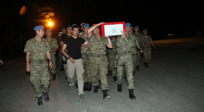 Hakkari şehidi memleketi Bursa'ya uğurlandı