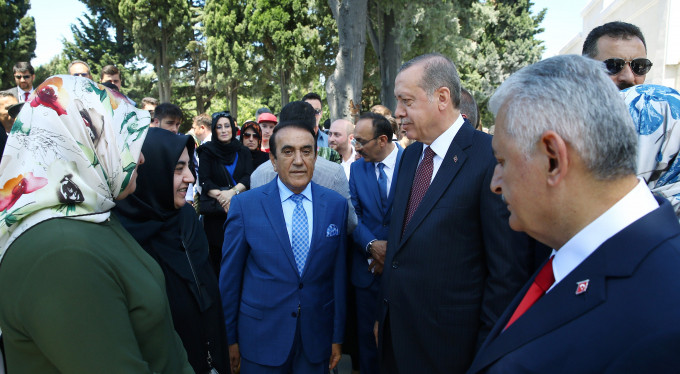 Cumhurbaşkanı 15 Temmuz Şehitliği'nde