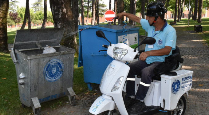 Bursa'da yeni dönem! Artık bisikletle yapılacak...