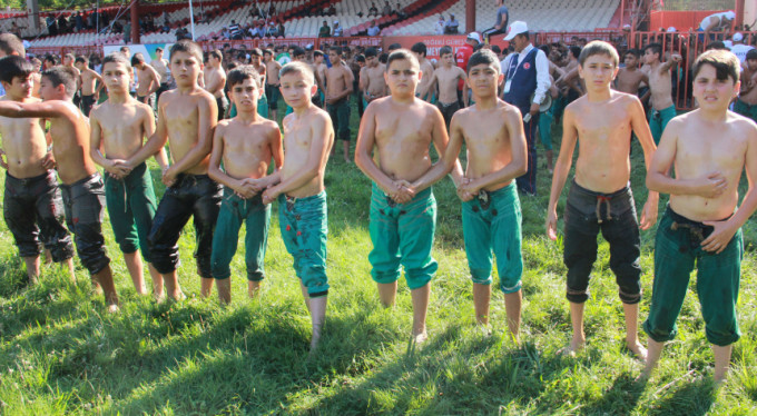 Kırkpınar'da bir ilk