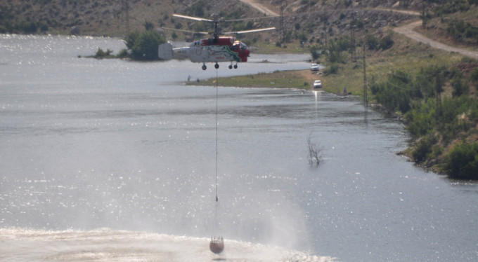 Bursa'da korkutan orman yangını