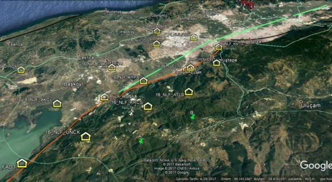 Bursa'dan geçen fay hattı için çalışma başlatıldı