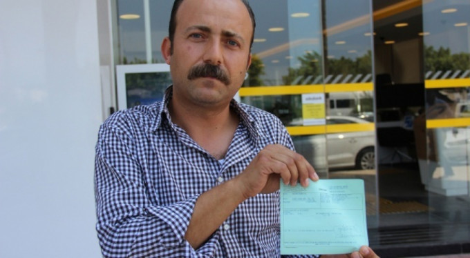 2 kuruşluk borcu için 30 TL harcadı