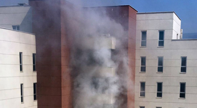 Bursa'da adliyede yangın paniği!