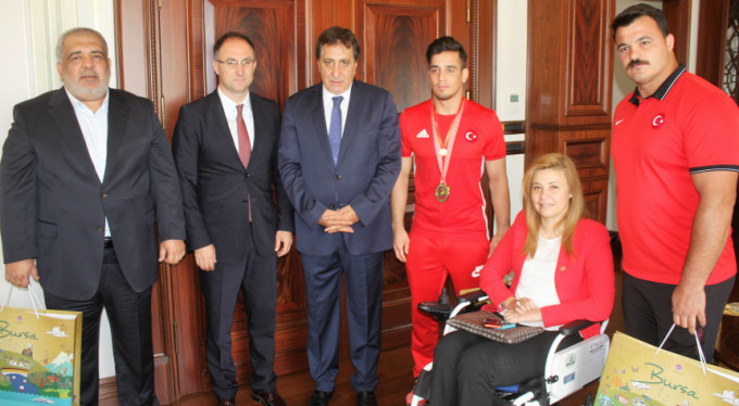 Olimpiyat şampiyonu Bursa'da