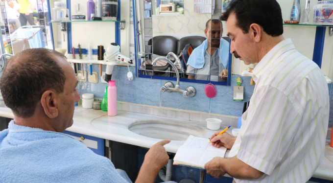 Kan merkezi gibi berber