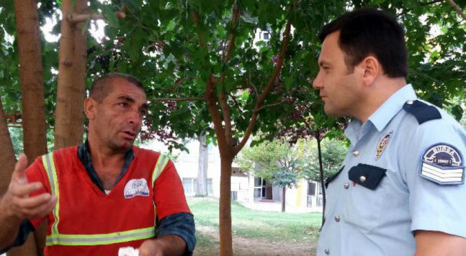 Bursa'da temizlikçiye 'Niye süpürüyorsun' dayağı!