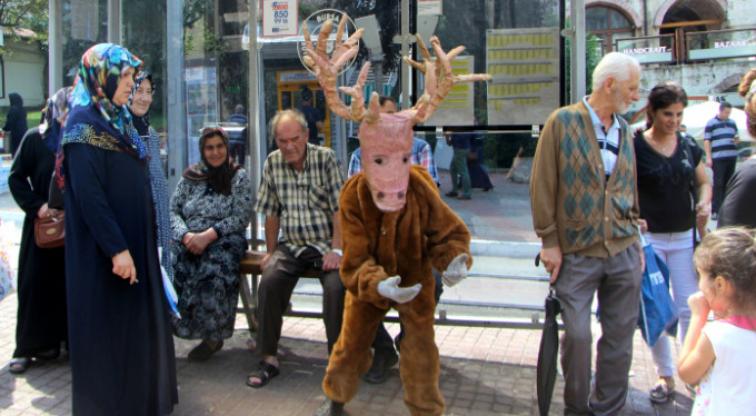 Bursa'da ilginç 'farkındalık' eylemi