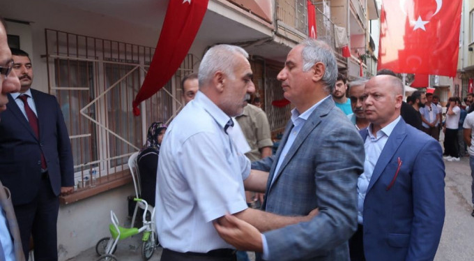 Ala'dan Bursa'daki şehit ailelerine ziyaret