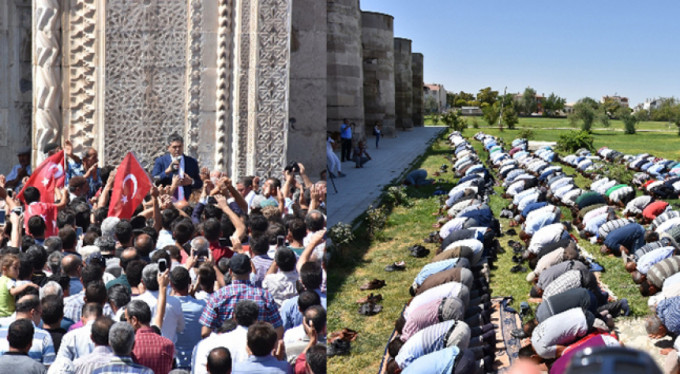 Haberi alan şükür namazı kıldı! Büyük sevinç