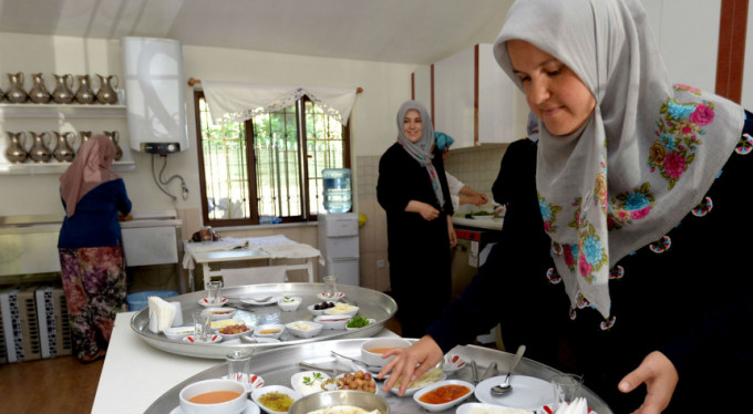 Bursa'da köy kahvaltısının yeni adresi orası