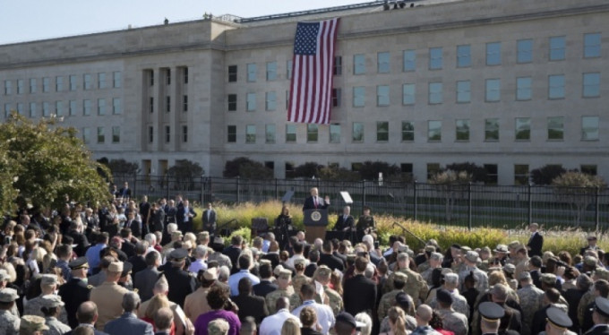 11 Eylül anmasına Trump başkanlık etti