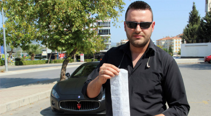 5000 CC'lik lüks araca yüksek egzoz sesi cezası