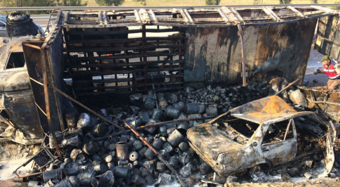 Bursa'da feci kaza! Yanarak can verdiler