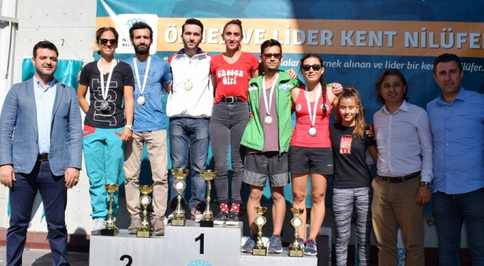 Bursa'da Ulusal Tırmanış Yarışması nefesleri kesti