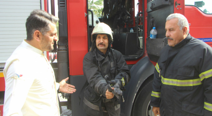 Bursa'da yangına gelen itfaiyeciler şaşırdı kaldı