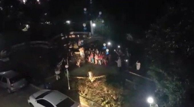 Bursa'da bıçaklanan öğretmene jest