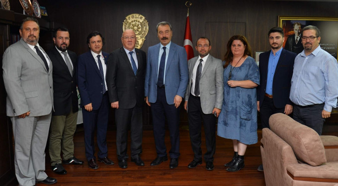 Bursa Gazeteciler Cemiyeti'nden  Osman Ak'a ziyaret
