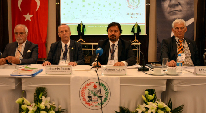 Bursa'da baro başkanlarından sonuç bildirgesi