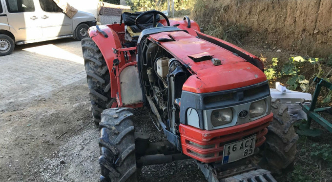Bursa'da traktör kazası can aldı