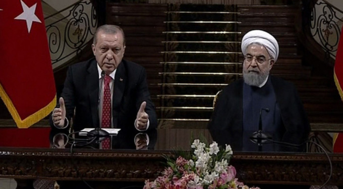 Erdoğan, Ruhani'yle görüştü! İşte Irak açıklamaları...