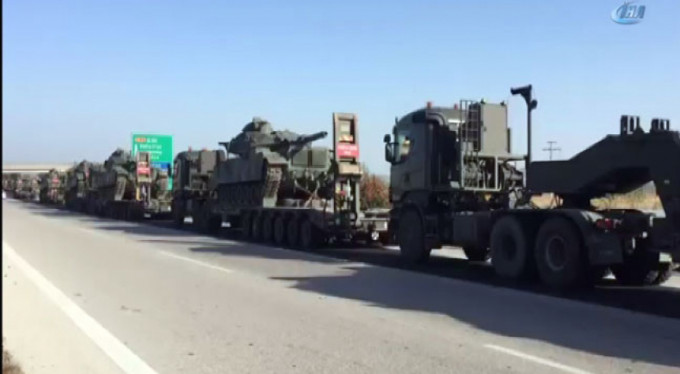 Onlarca araçlık tank konvoyu Hatay yolunda