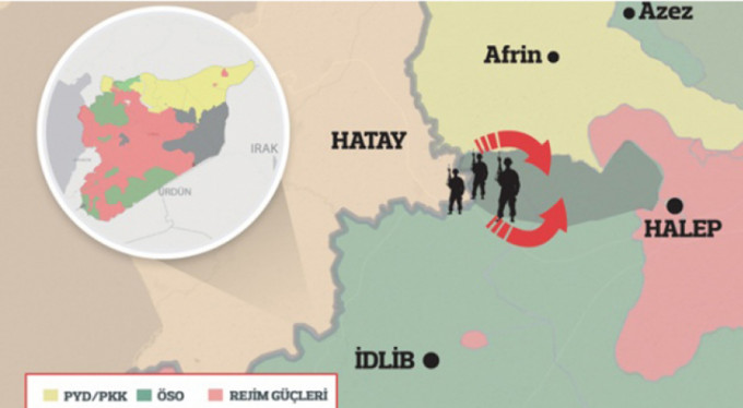 Askerimiz Suriye'de üstlere yerleşiyor