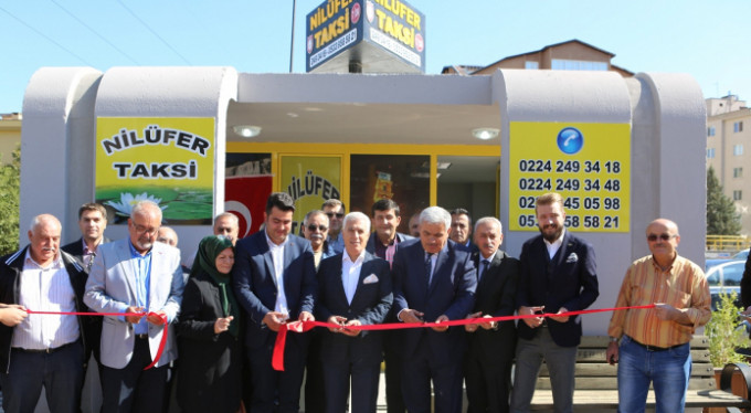 Bursa'da taksi durakları yenileniyor