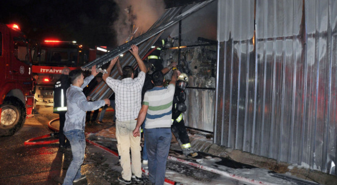 Bursa'da korkutan yangın!