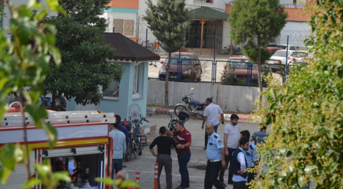 Emniyet Müdürlüğü binasında yangın