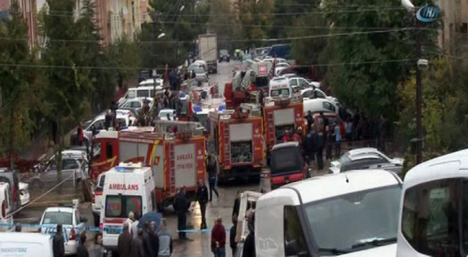 Ankara'da patlama ve yangın! Ölü ve yaralılar var