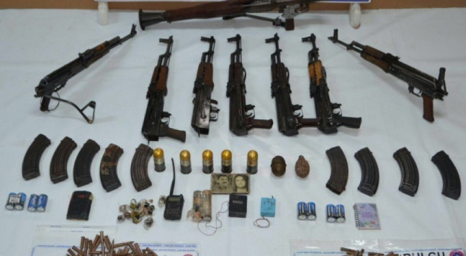 PKK'nın silah deposu ele geçirildi
