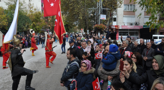 Minik mehteran Cumhuriyet coşkusuna damga vurdu