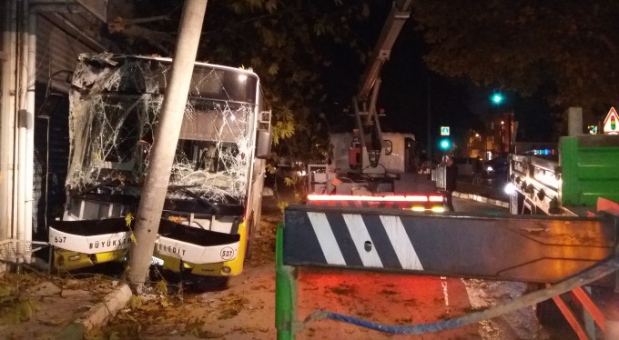 Bursa'da otobüs dehşet saçtı!