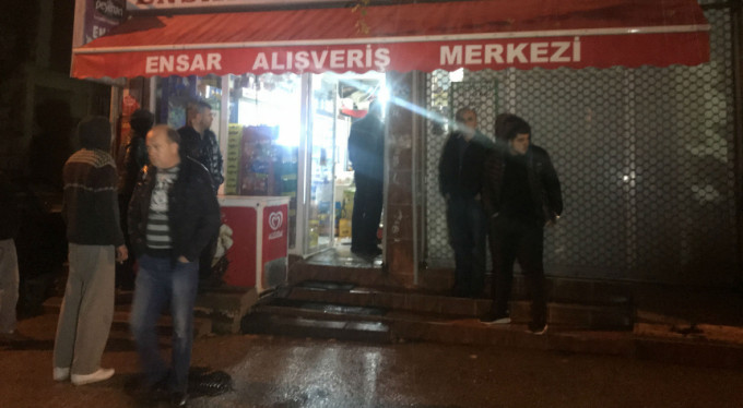 Bursa'daki silahlı soygun kamerada