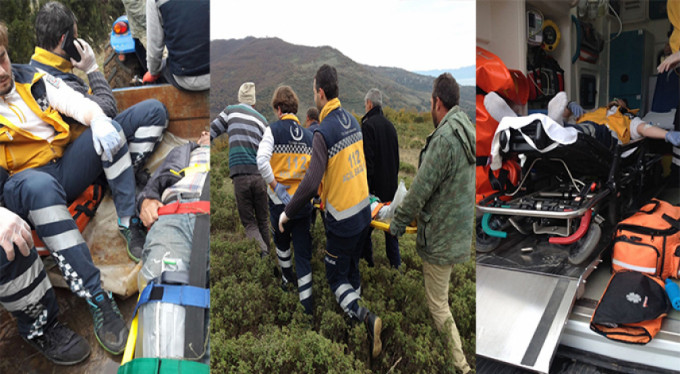 Bursa'da nefes kesen kurtarma operasyonu