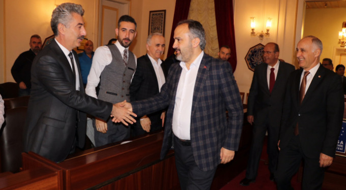 Aktaş'tan çarşı esnafına destek