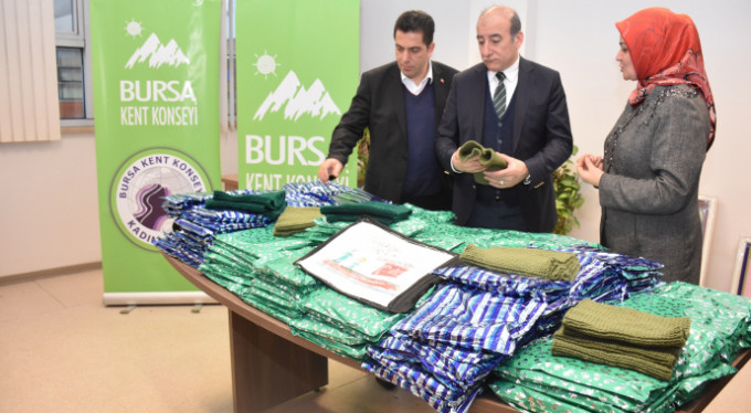 Bursa'dan mehmetçiğe anlamlı hediye