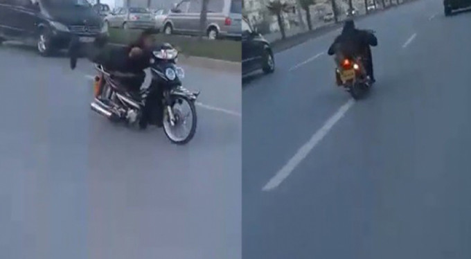 Bursa'da tehlikeli anlar!