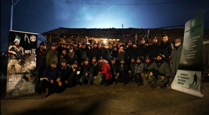 "Bordo Bereliler 2 Afrin"in çekimlerinde yüzde yüz yerli üretim silahlar kullanılıyor