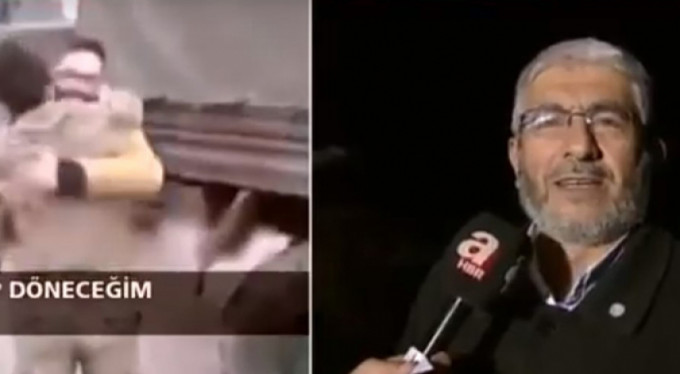 Oğlunu Afrin'e gönderen asker babası herkesi gözyaşlarına boğdu!