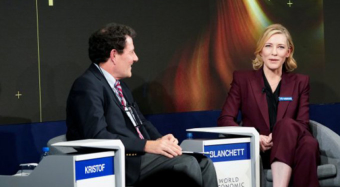 Davos'ta Hollywood yıldızının gözyaşları!