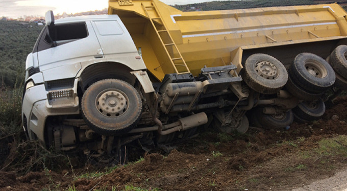 Bursa'da hafriyat kamyonu dehşeti!