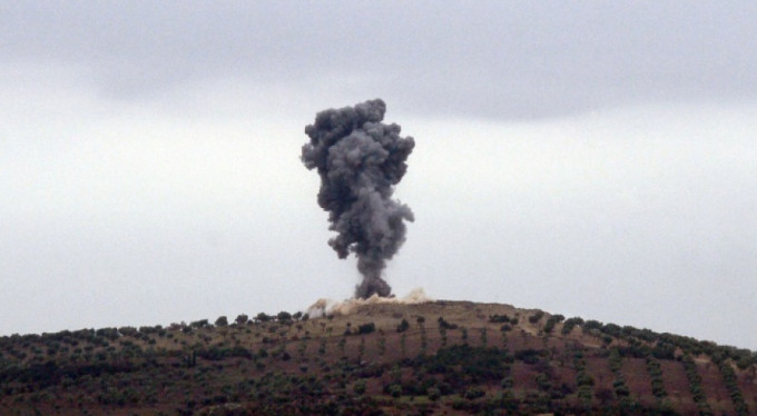 Afrin'de 2 askerin şehit olduğu mevziler yerle bir edildi!